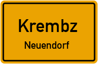 Krembzer Straße in KrembzNeuendorf