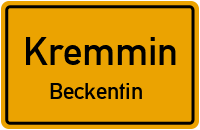 Grabower Straße in KremminBeckentin