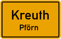 Straßenverzeichnis Kreuth Pförn
