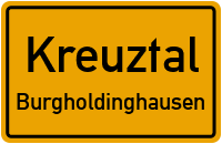 Straßenverzeichnis Kreuztal Burgholdinghausen
