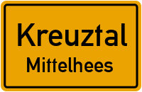 Straßenverzeichnis Kreuztal Mittelhees