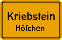 Moritzfelder Straße in KriebsteinHöfchen