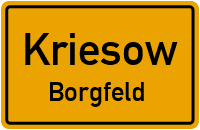 Feldstraße in KriesowBorgfeld