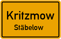 Satower Straße in KritzmowStäbelow