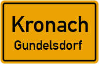 Glosberger Straße in KronachGundelsdorf