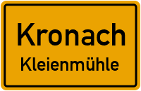 Weißenbrunner Straße in KronachKleienmühle