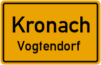 Alte Heeresstraße in KronachVogtendorf
