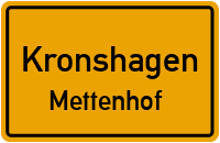 Dorfstraße in KronshagenMettenhof