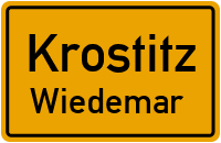Hauptstraße in KrostitzWiedemar