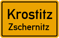 Weststraße in KrostitzZschernitz