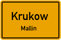 Dorfstraße in KrukowMallin