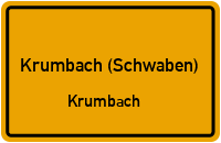 Bahnhofstraße in Krumbach (Schwaben)Krumbach