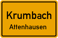 Straßen in Krumbach Attenhausen