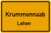Straßen in Krummennaab Lehen