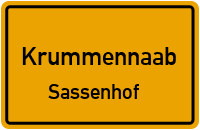 Straßen in Krummennaab Sassenhof