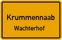 Straßen in Krummennaab Wachterhof