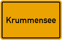 Krummensee in Brandenburg