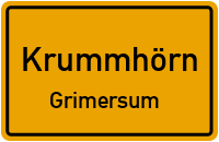 Brauereistraße in KrummhörnGrimersum