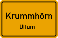 Kurze Straße in KrummhörnUttum