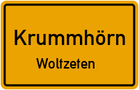 an Der Kreisstraße in KrummhörnWoltzeten