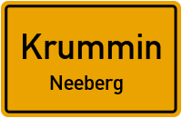 Neeberger Straße in KrumminNeeberg