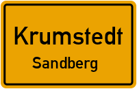 Alte Landstraße in KrumstedtSandberg
