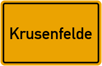 City Sign Krusenfelde
