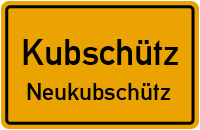 Baschützer Straße in KubschützNeukubschütz