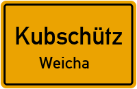 Hauptstraße in KubschützWeicha
