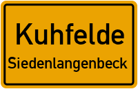 Straßenverzeichnis Kuhfelde Siedenlangenbeck