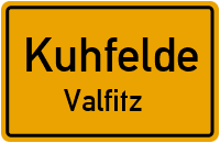Straßenverzeichnis Kuhfelde Valfitz