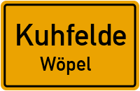 Wöpeler Weg in KuhfeldeWöpel