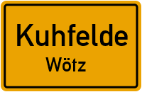 Straßenverzeichnis Kuhfelde Wötz