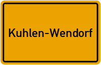 City Sign Kuhlen-Wendorf