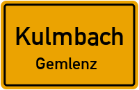 Straßenverzeichnis Kulmbach Gemlenz