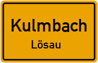 Straßenverzeichnis Kulmbach Lösau
