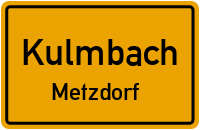 Straßenverzeichnis Kulmbach Metzdorf