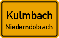 Straßenverzeichnis Kulmbach Niederndobrach