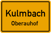 Straßenverzeichnis Kulmbach Oberauhof