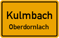 Straßenverzeichnis Kulmbach Oberdornlach