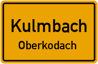 Straßenverzeichnis Kulmbach Oberkodach