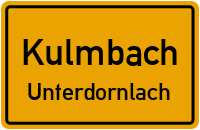 Straßenverzeichnis Kulmbach Unterdornlach