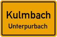 Straßenverzeichnis Kulmbach Unterpurbach