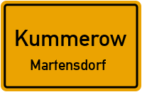 Transitstraße in KummerowMartensdorf