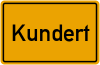 Ortsschild von Gemeinde Kundert in Rheinland-Pfalz