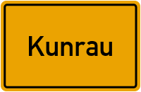 Ortsschild von Gemeinde Kunrau in Sachsen-Anhalt