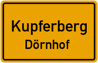 Straßenverzeichnis Kupferberg Dörnhof