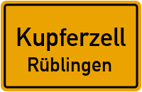 Waldstraße in KupferzellRüblingen