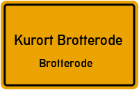 Höhstraße in Kurort BrotterodeBrotterode