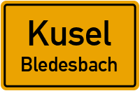 Kuseler Straße in KuselBledesbach